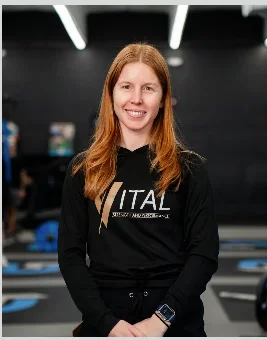 Abby Befford, Head Trainer + Adult Client Manager at Vital Strength and Performance